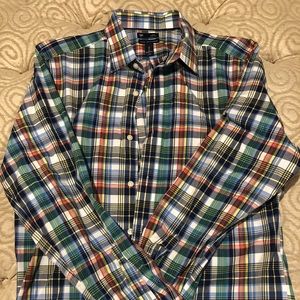 Gap plaid button down